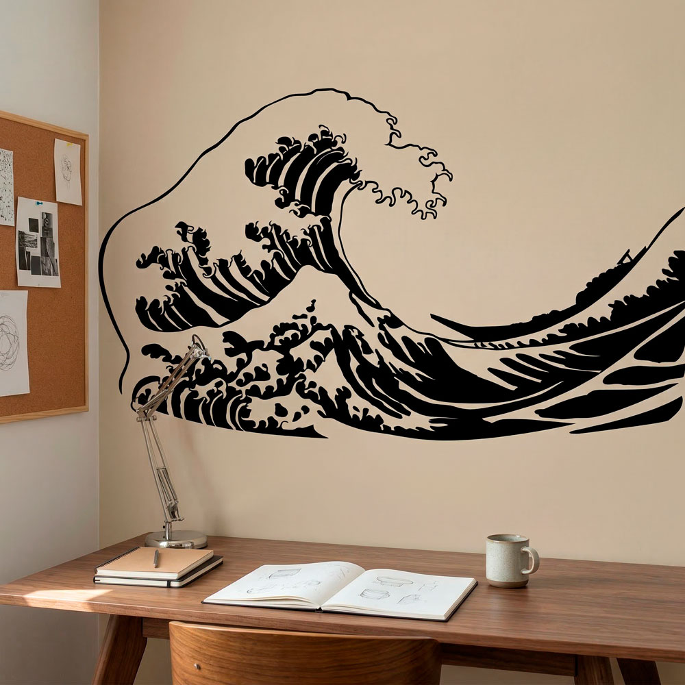 Wall Stickers: The Great Wave off Kanagawa