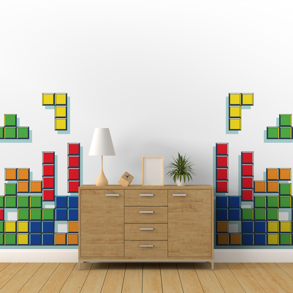 Wall Stickers: Tetris Pieces