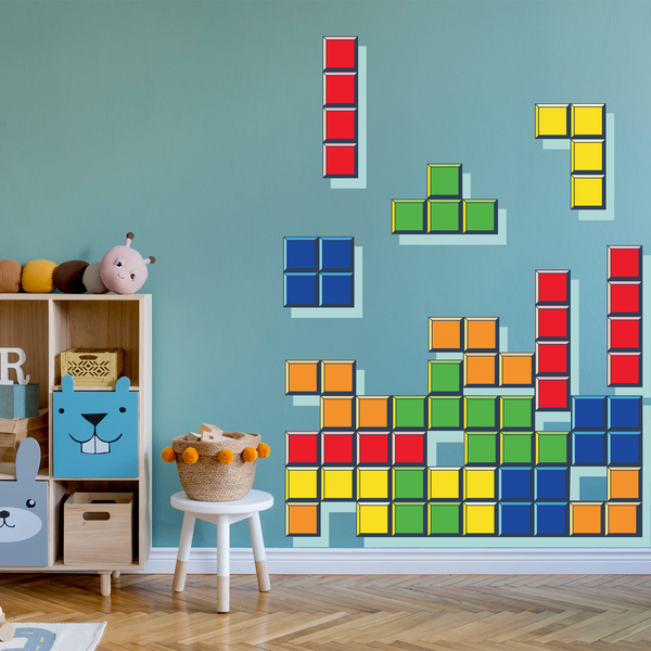 Wall Stickers: Tetris Pieces