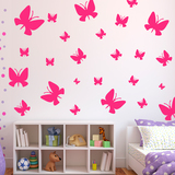 Wall Stickers: Kit 24 Butterflies 2
