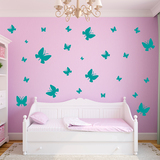 Wall Stickers: Kit 24 Butterflies 6