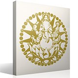 Wall Stickers: Mandala Ganesha 3