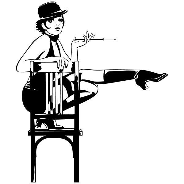 Wall Stickers: Liza Minnelli in Cabaret