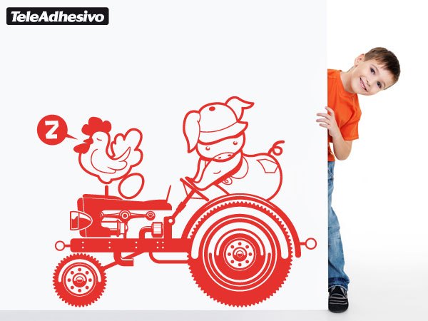 Stickers for Kids: Tractor