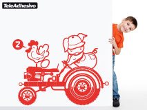 Stickers for Kids: Tractor 2