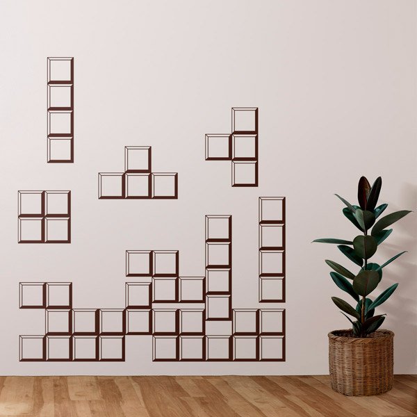 Wall Stickers: Tetris puzzle