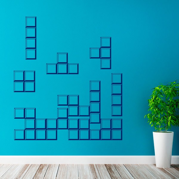 Wall Stickers: Tetris puzzle