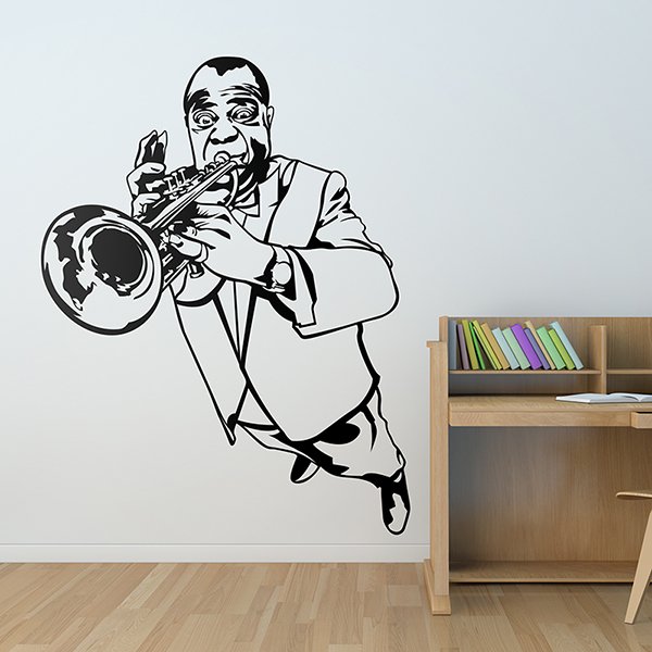 Wall Stickers: Louis Amstrong