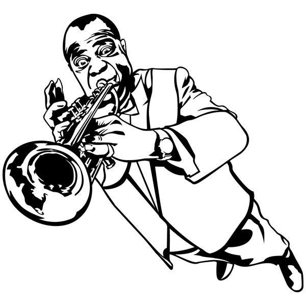 Wall Stickers: Louis Armstrong