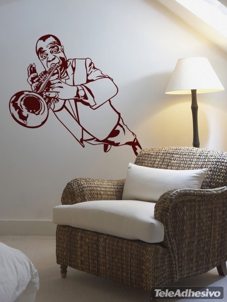 Wall Stickers: Louis Amstrong