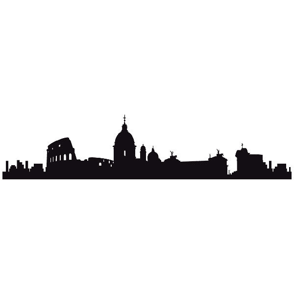 Wall Stickers: Rome Skyline