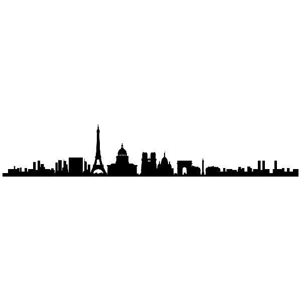 Wall Stickers: Paris Skyline