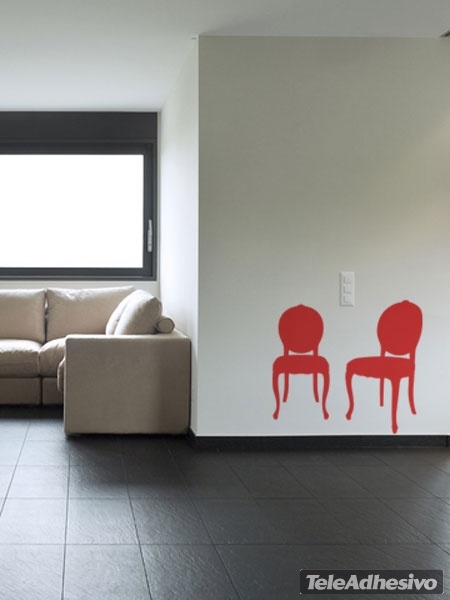 Wall Stickers: Two chairs vintage