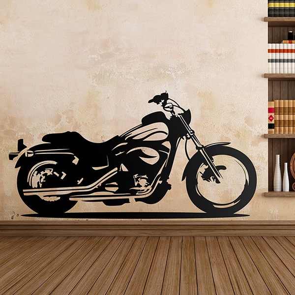 Wall Stickers: Motorcycle Custom