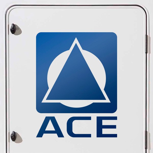Camper van decals: Ace logo