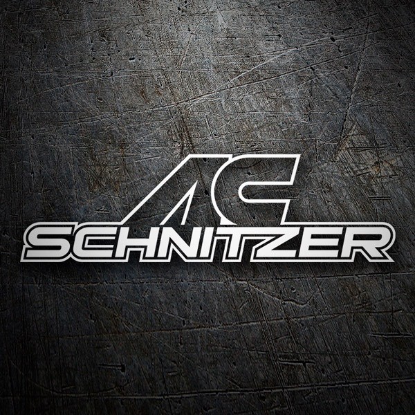 Car & Motorbike Stickers: AC Schnitzer in Bold Typography