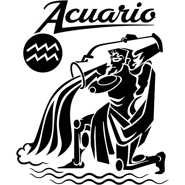 Wall Stickers: zodiaco 45 (Acuario)