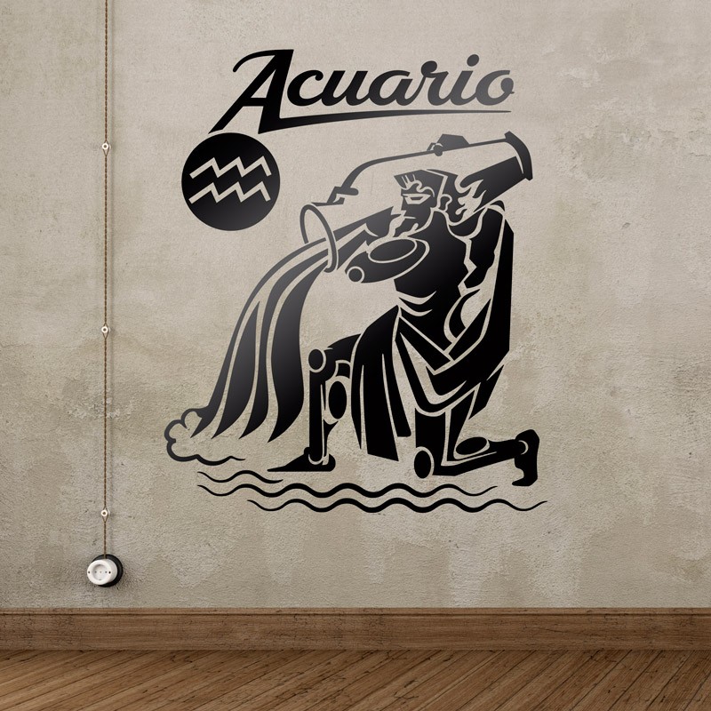 Wall Stickers: zodiaco 45 (Acuario)