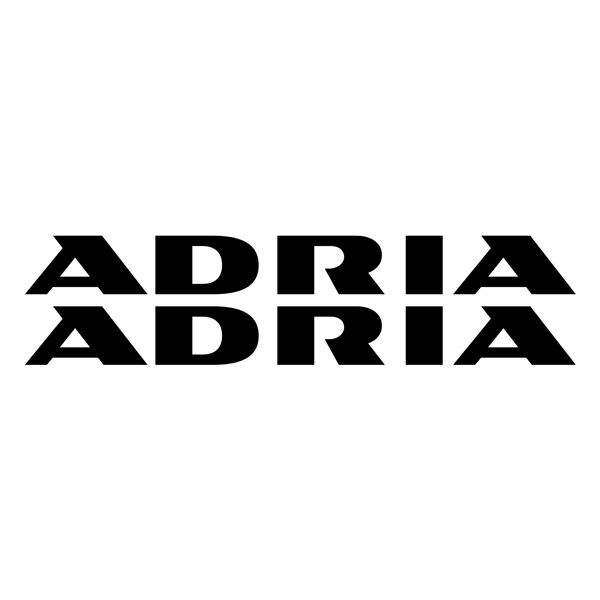 Camper van decals: Logo new Adria 2