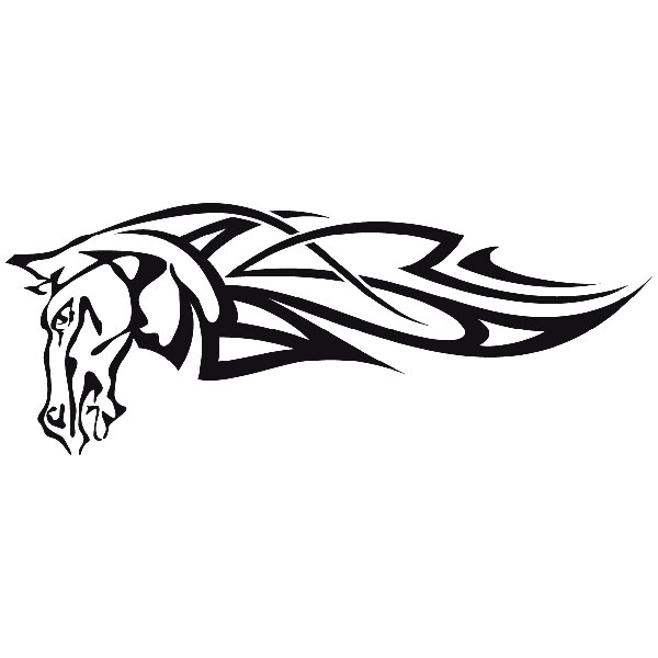 Car & Motorbike Stickers: Animal Flames 6