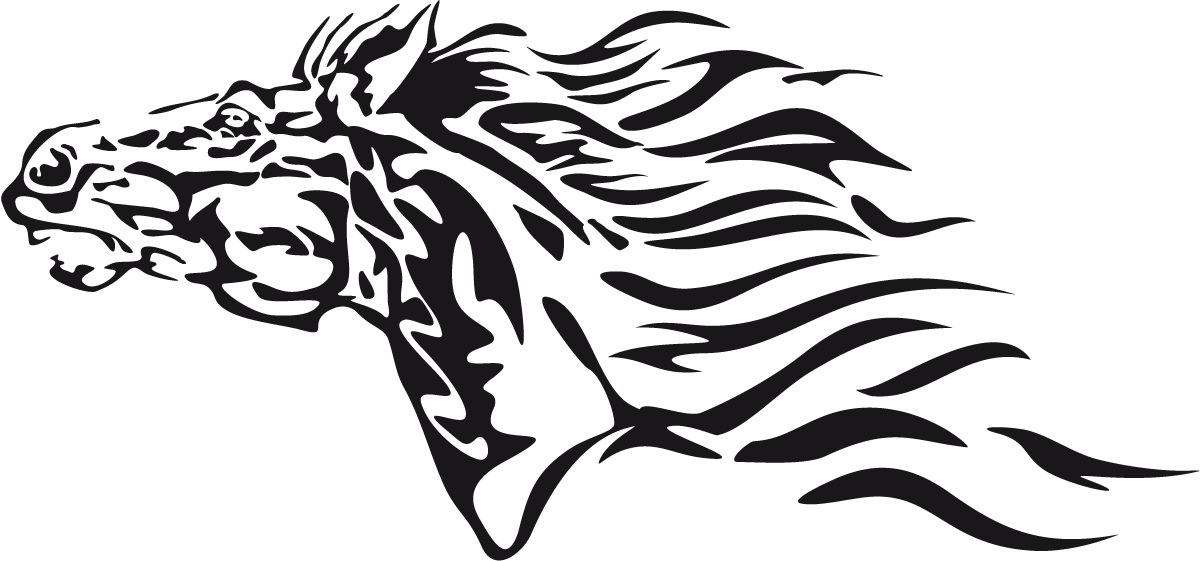 Car & Motorbike Stickers: Animal Flames 7