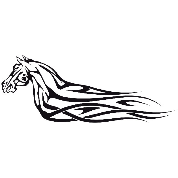 Car & Motorbike Stickers: Animal Flames 14