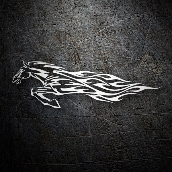 Car & Motorbike Stickers: Flaming Horse