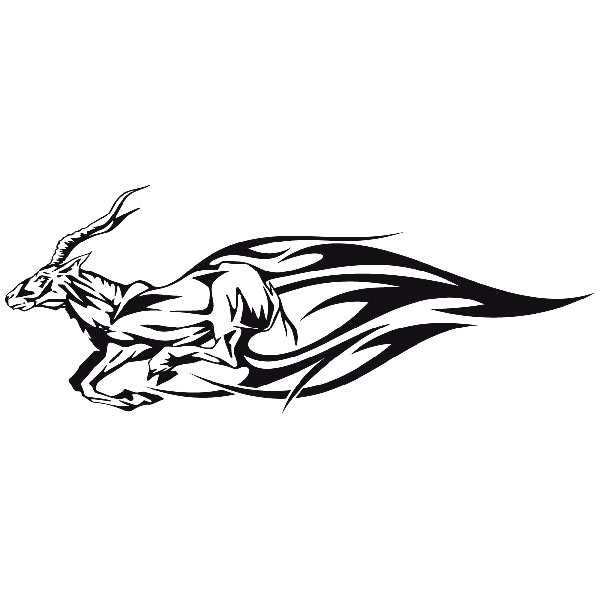 Car & Motorbike Stickers: Animal Flames 19