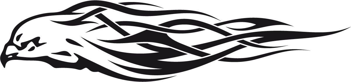 Car & Motorbike Stickers: Animal Flames 26