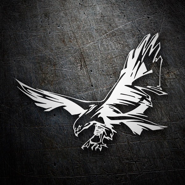 Car & Motorbike Stickers: Tribalised Eagle