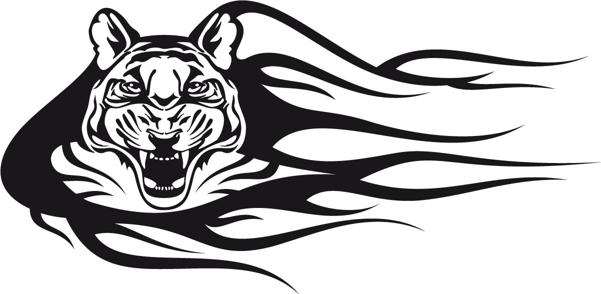 Car & Motorbike Stickers: Animal Flames 32