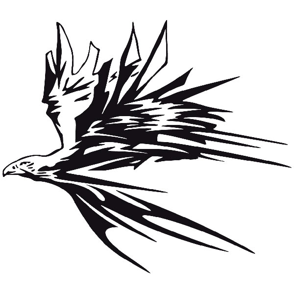 Car & Motorbike Stickers: Animal Flames 40