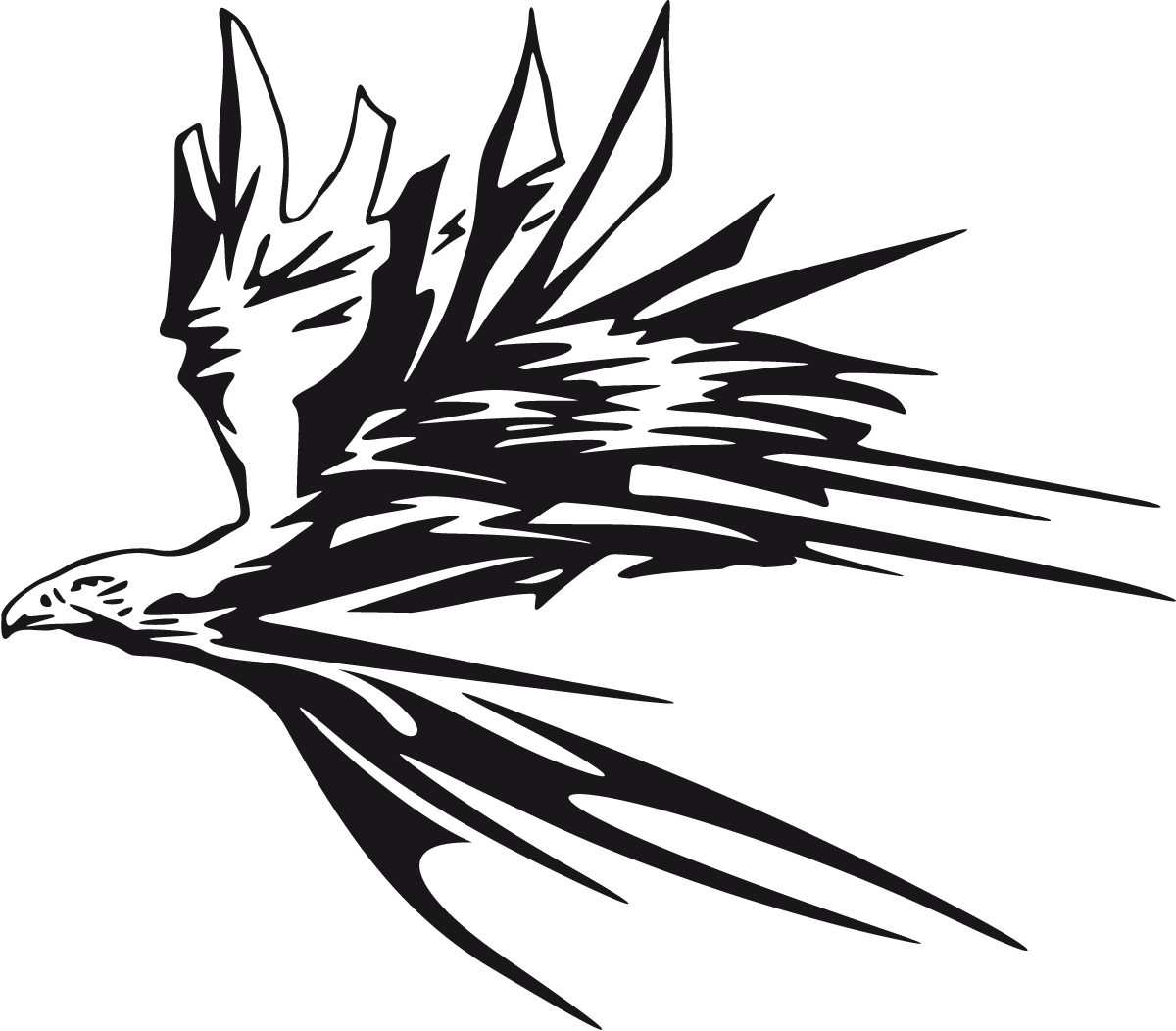 Car & Motorbike Stickers: Animal Flames 40