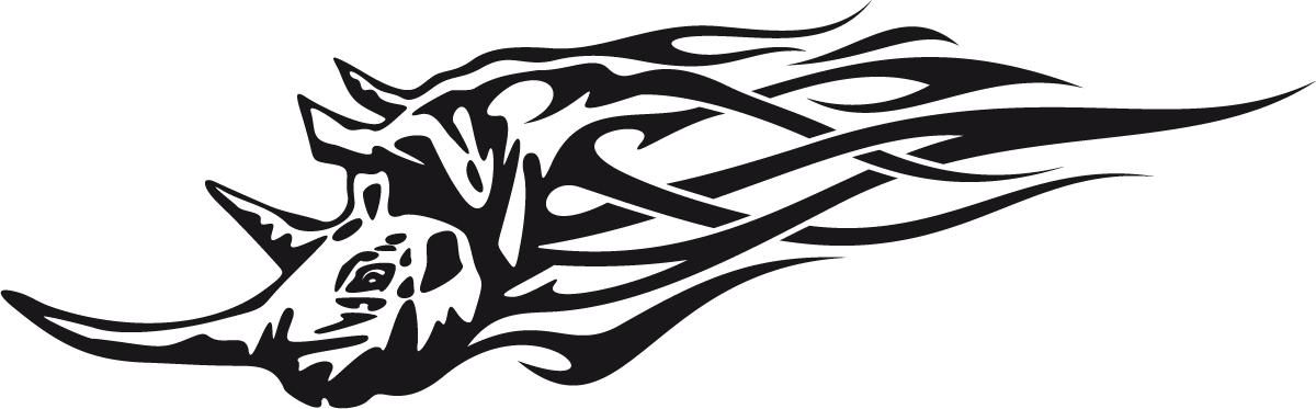 Car & Motorbike Stickers: Animal Flames 48