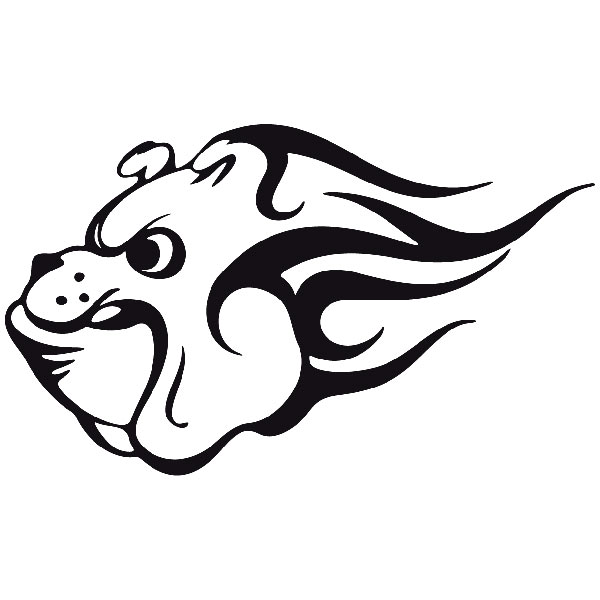 Car & Motorbike Stickers: Animal Flames 51