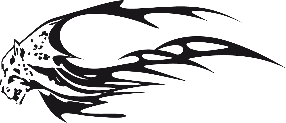 Car & Motorbike Stickers: Animal Flames 55