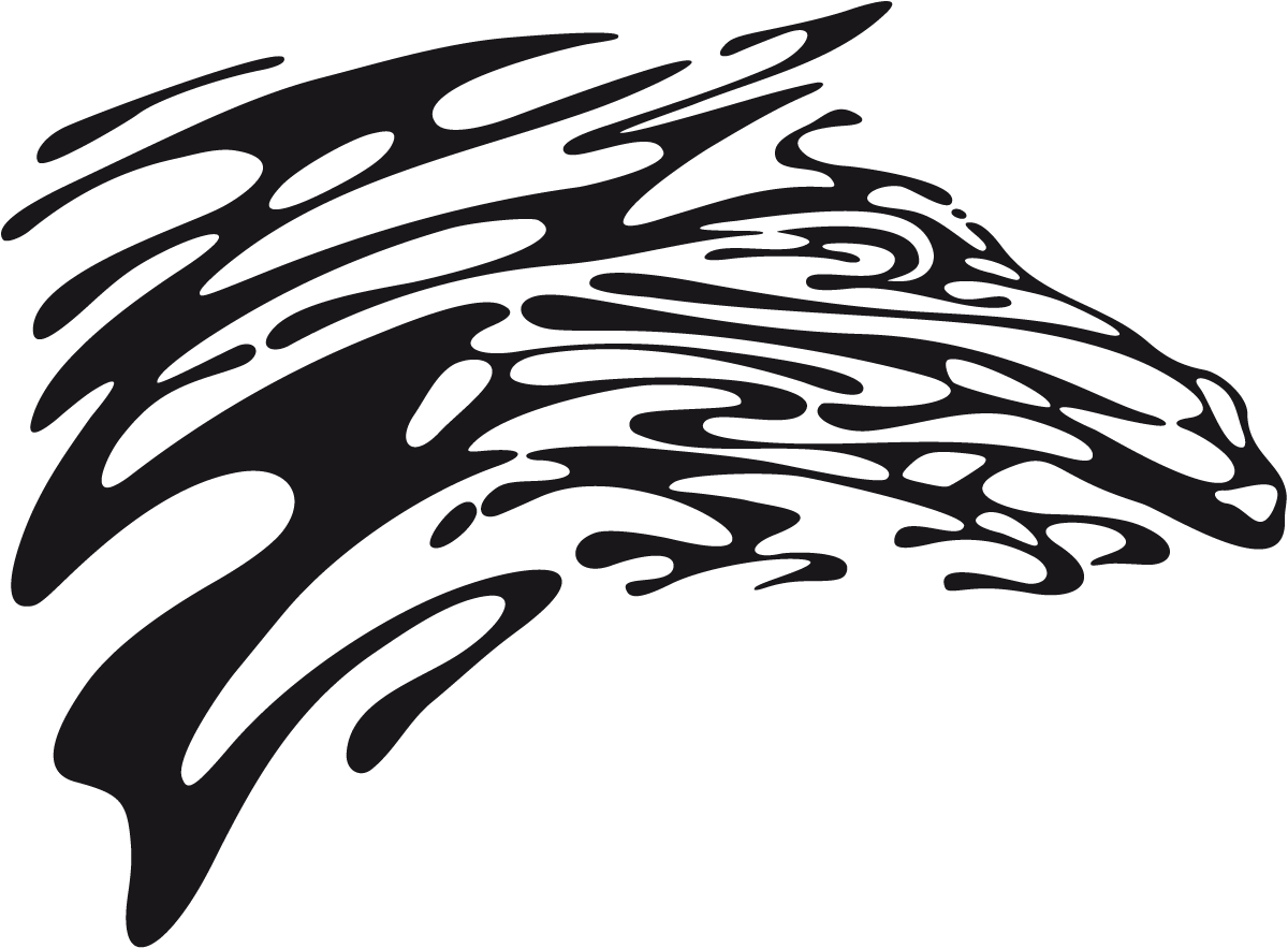 Car & Motorbike Stickers: Animal Flames 56