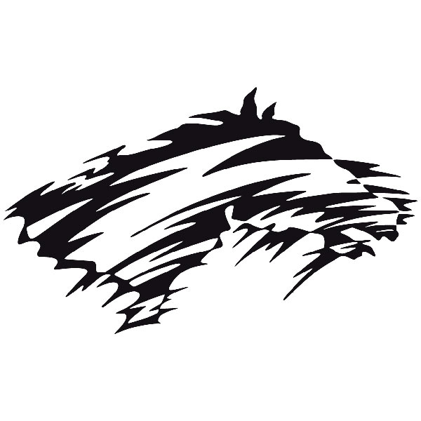 Car & Motorbike Stickers: Animal Flames 57