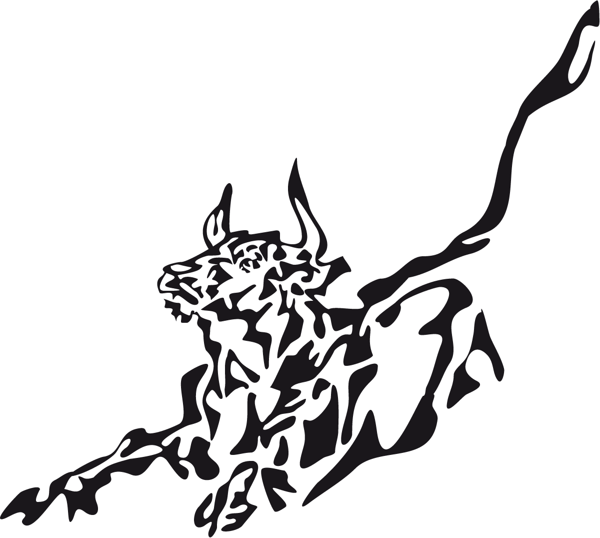 Car & Motorbike Stickers: Animal Flames 76