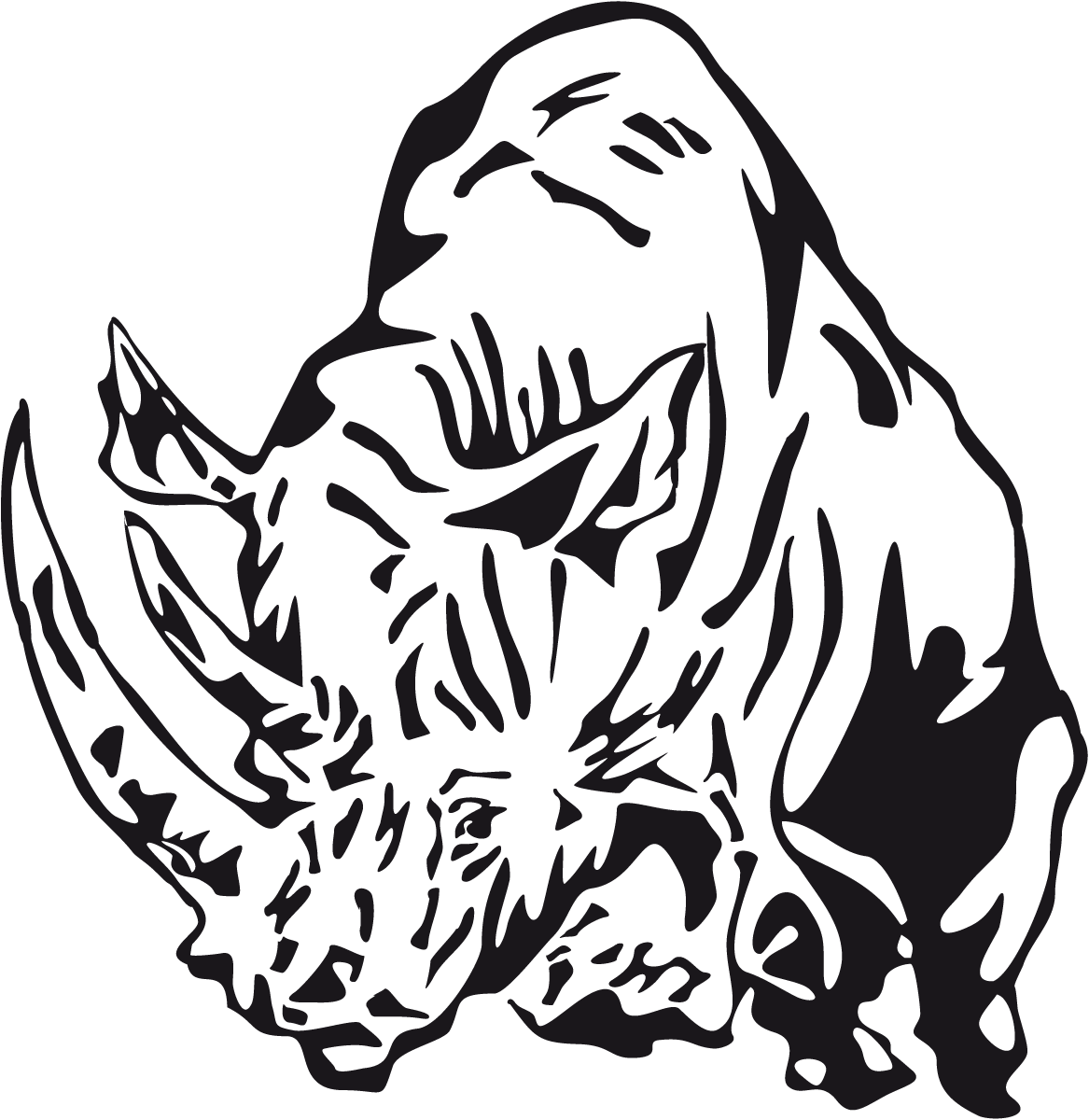 Car & Motorbike Stickers: Animal Flames 88