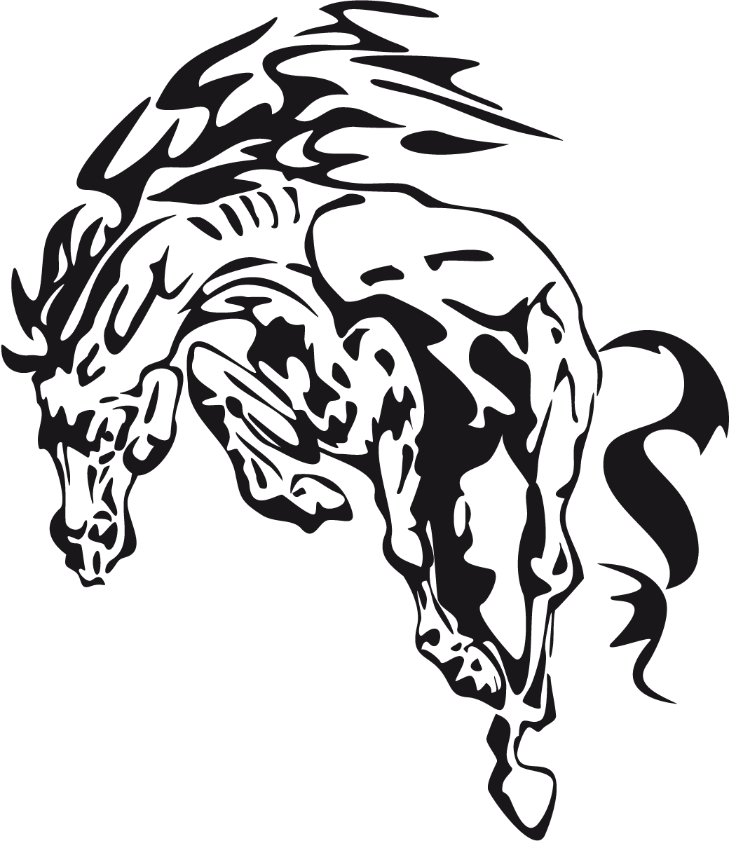 Car & Motorbike Stickers: Animal Flames 89