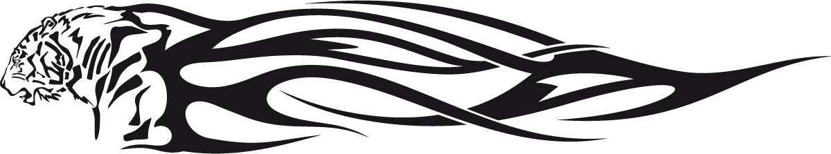 Car & Motorbike Stickers: Animal Flames 95