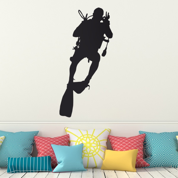 Wall Stickers: Scuba diving