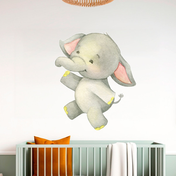 Stickers for Kids: Happy elephant