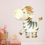 Stickers for Kids: Smiling Zebra 3