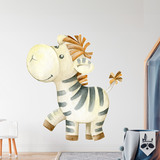 Stickers for Kids: Smiling Zebra 4