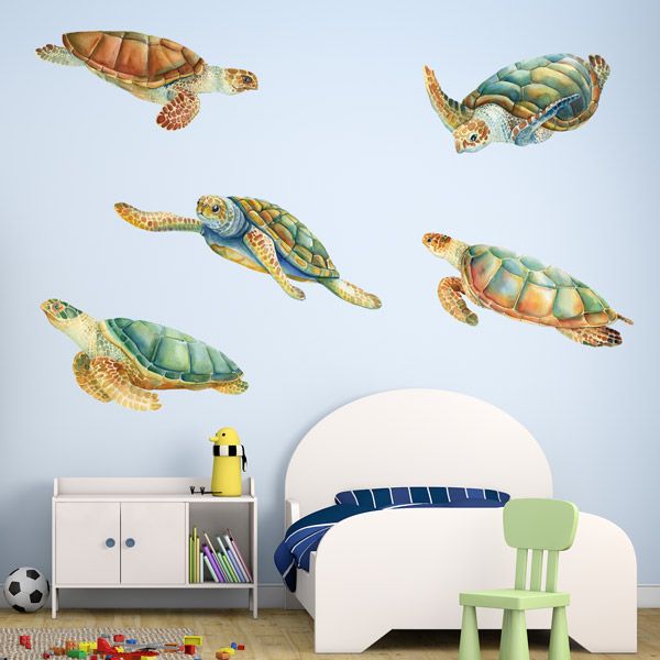 Wall Stickers: Turtle Family
