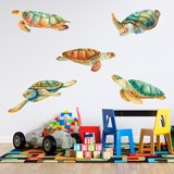 Wall Stickers: Turtle Family 4