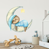 Stickers for Kids: Sloth Sleeps on the Moon 3