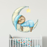 Stickers for Kids: Sloth Sleeps on the Moon 5